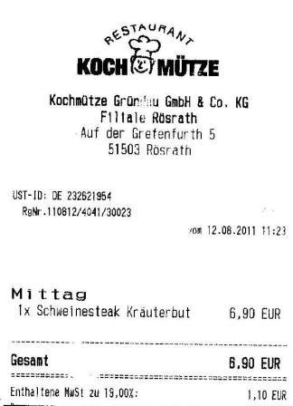 elua Hffner Kochmtze Restaurant